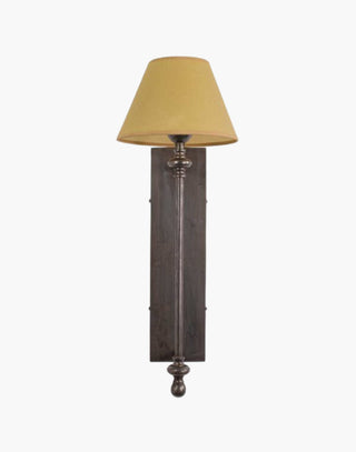 Old Antique Finish with Natural Shade Provencal wall lights: Elegant cast brass fixtures inspired by 19th-century French design. Customizable shades available.