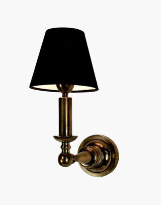 Old Antique Finish with Black Shade Steamer Dining Light: Deco Nautical brass fixture inspired by SS Columbus ocean liner.