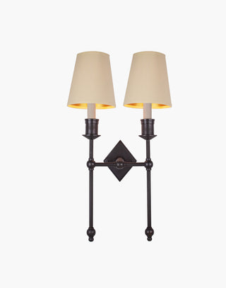 The Christina Twin Tall Wall Sconce