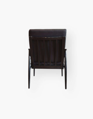 Set of Black Canvas Vintage Block Chairs