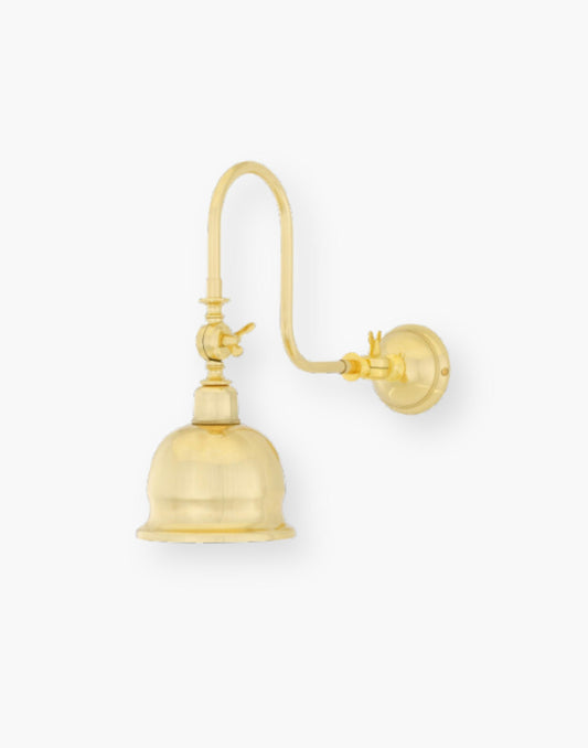 Picture Wall Light in Polished Brass