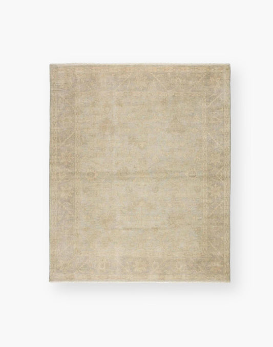 artichoke neutral handwoven wool rug