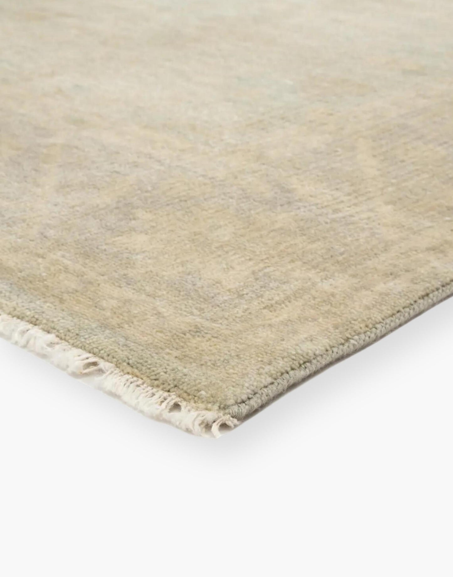 artichoke neutral handwoven wool rug