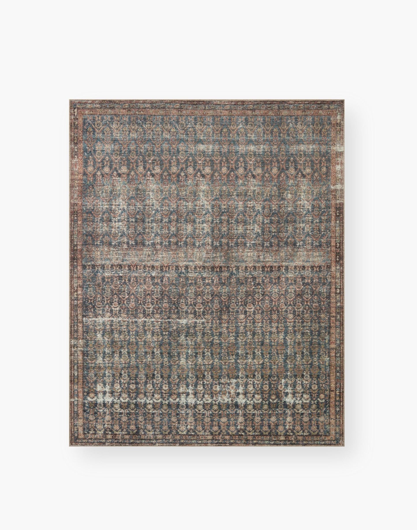 Ocean Brick Power Loomed Rug