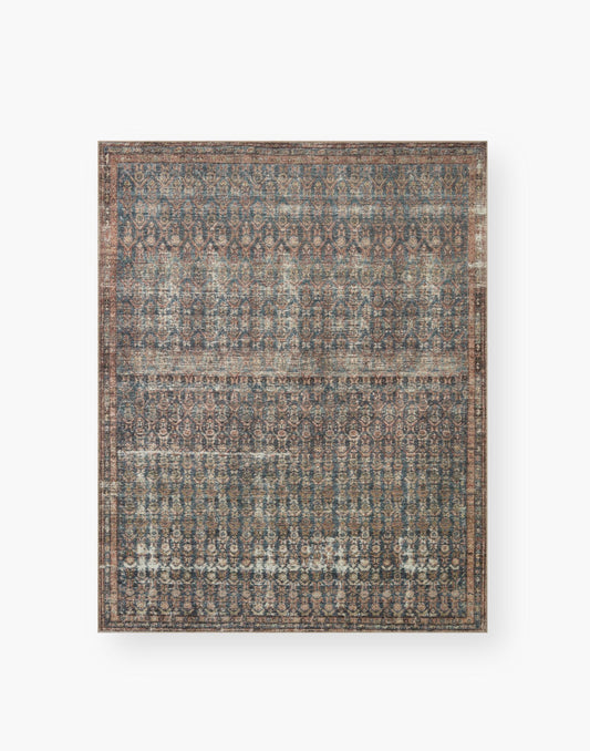 Ocean Brick Power Loomed Rug
