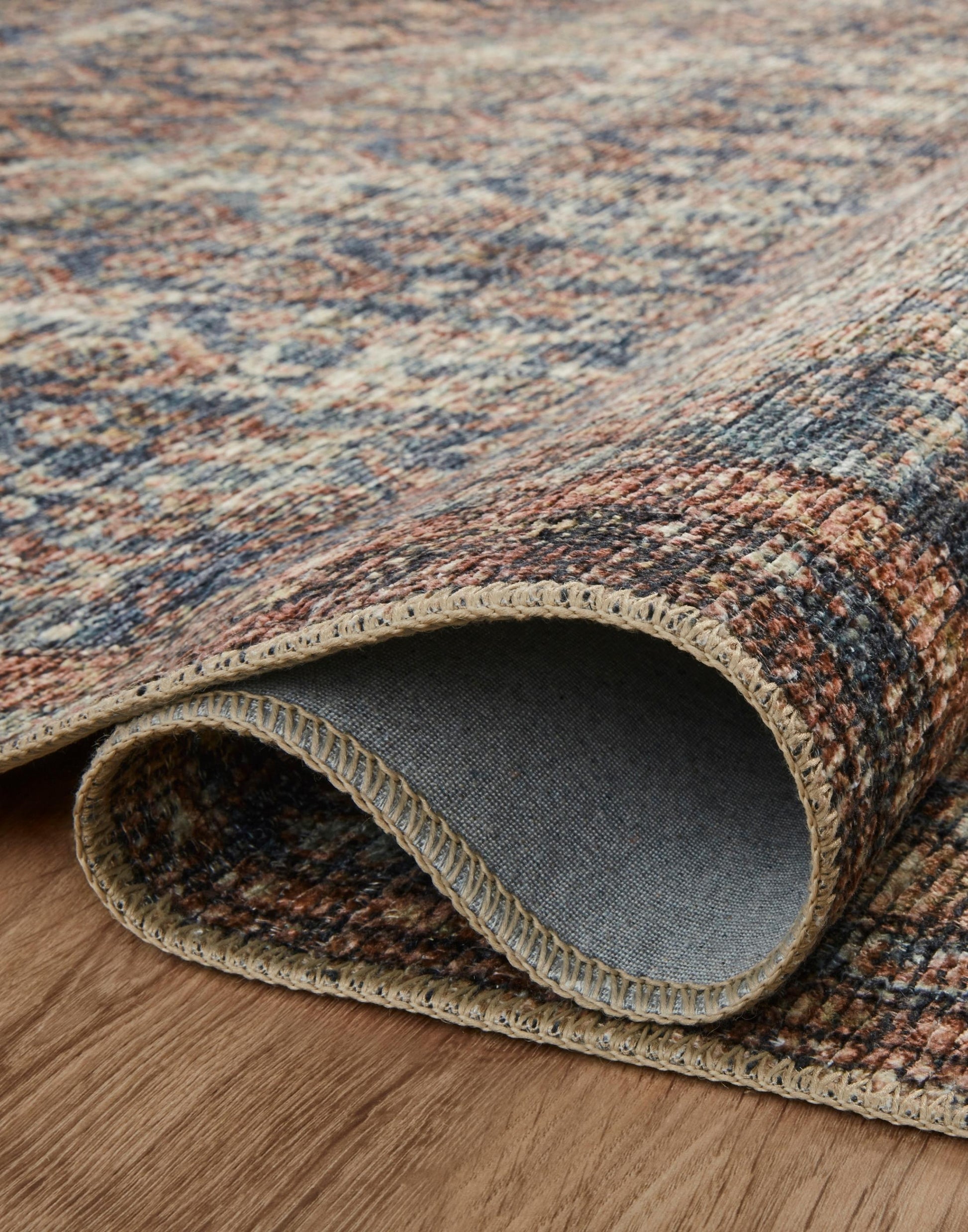 Ocean Brick Power Loomed Rug