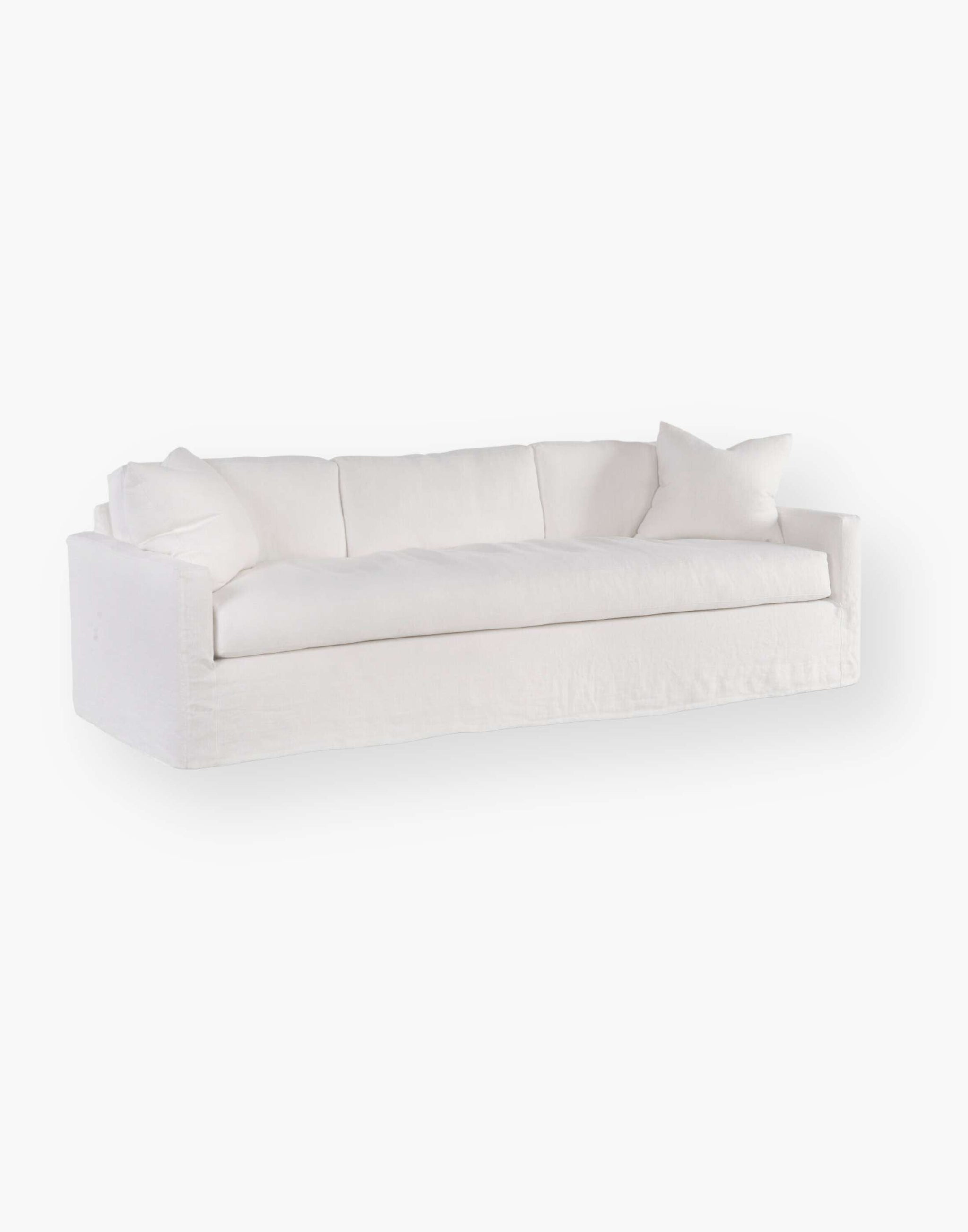 Bailey Slipcovered Linen Sofa Boxwood Avenue Mercantile