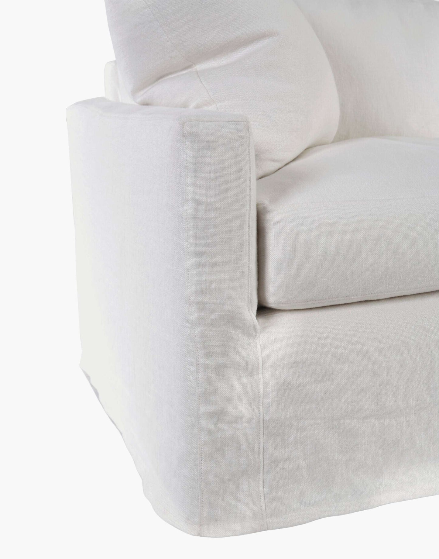 Bailey Slipcovered Linen Sofa