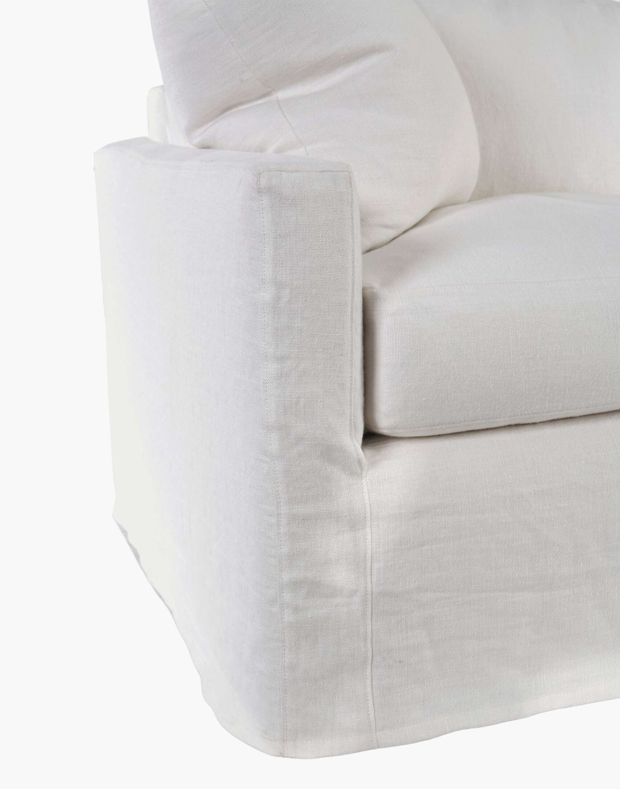 Bailey Slipcovered Linen Sofa Boxwood Avenue Mercantile