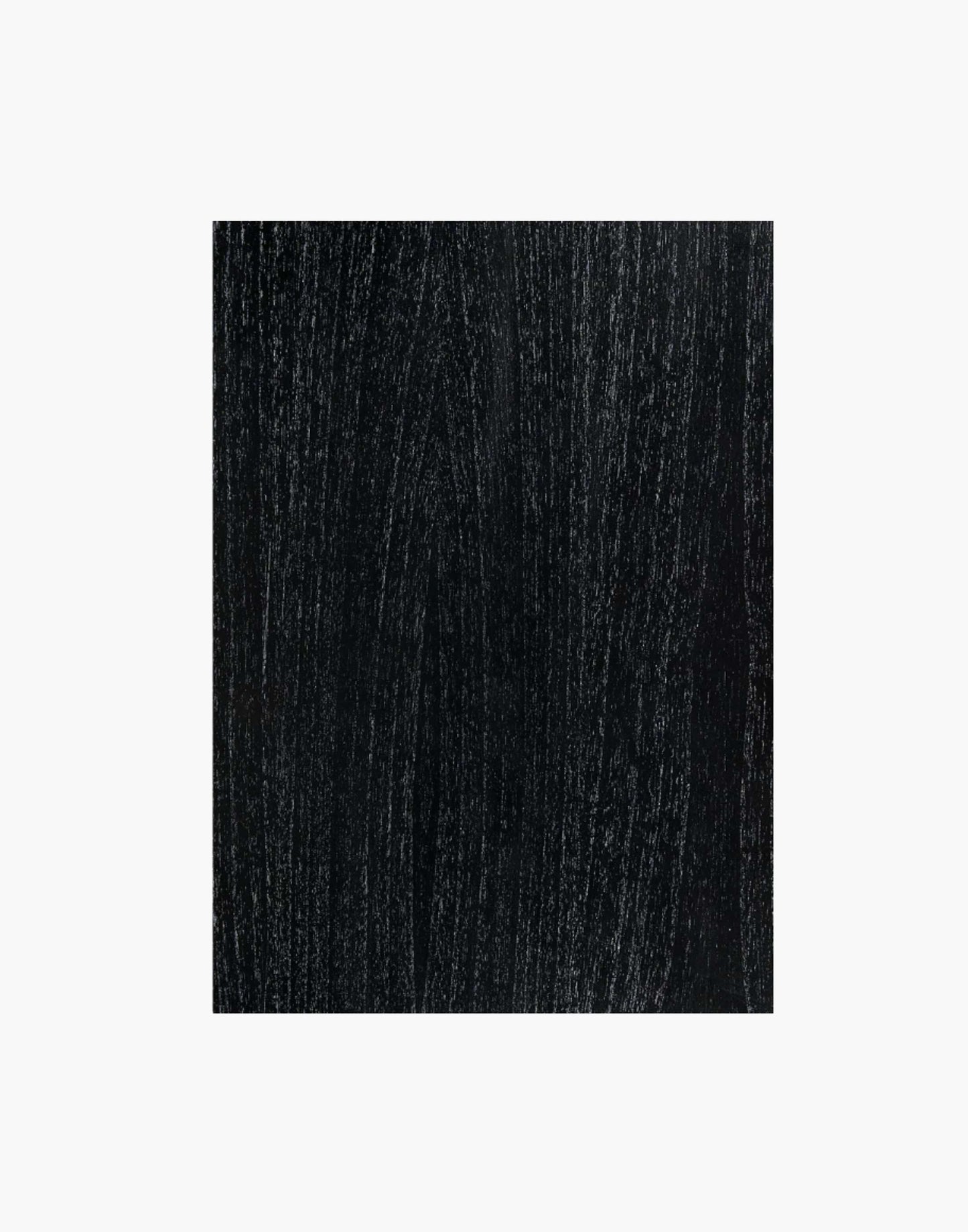 Handcrafted Mahogany Side Table: Expertly finished in versatile black and white wash options, featuring strong lines for timeless appeal.