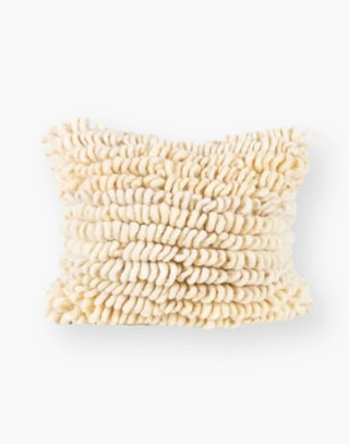 Handmade pillow using 100% natural wool and natural dyes
