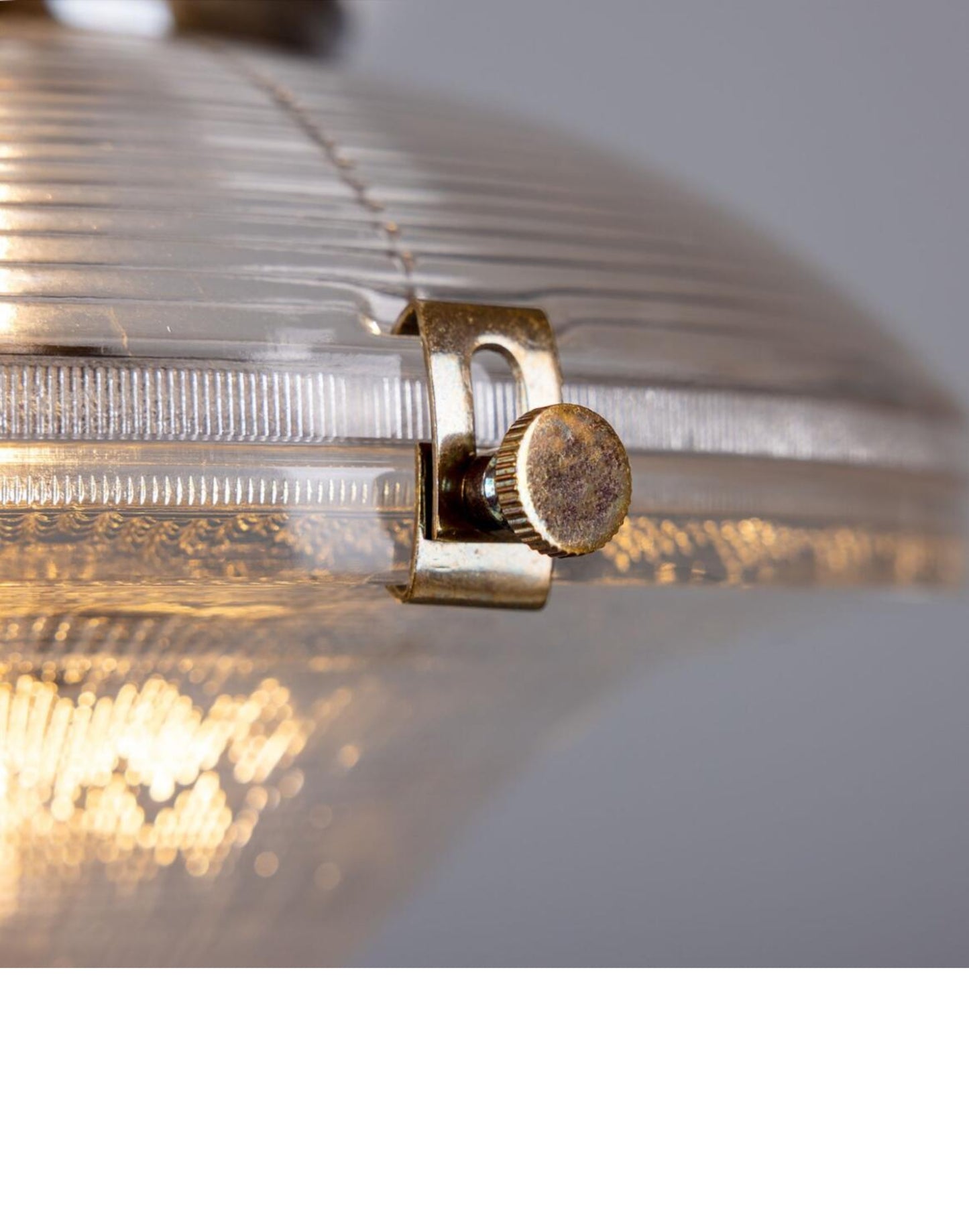 Glass Pendant Light brass frame, etched prismatic glass shades, glare-free ambient lighting for hallways or dining