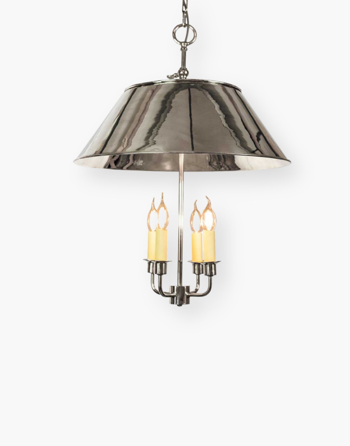Handmade Solid Brass Broughton Pendant | Regency Hanging Light Fixture | Customizable | Simple & Elegant | Ideal Period Centrepiece | 500mm Chain & Ceiling Rose Included