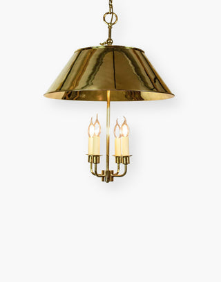 Handmade Solid Brass Broughton Pendant | Regency Hanging Light Fixture | Customizable | Simple & Elegant | Ideal Period Centrepiece | 500mm Chain & Ceiling Rose Included