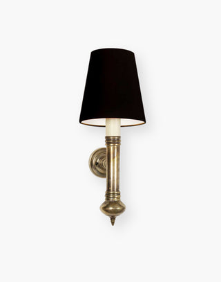 Carlton Single Wall Sconce | Cast Brass Period Lighting | Elegant Small Proportions | Perfect for Mirrors and Art | Twin Wall Sconce Available | Timeless Charm for Interiors