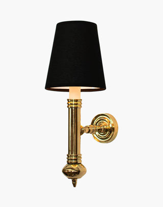 Carlton Single Wall Sconce | Cast Brass Period Lighting | Elegant Small Proportions | Perfect for Mirrors and Art | Twin Wall Sconce Available | Timeless Charm for Interiors