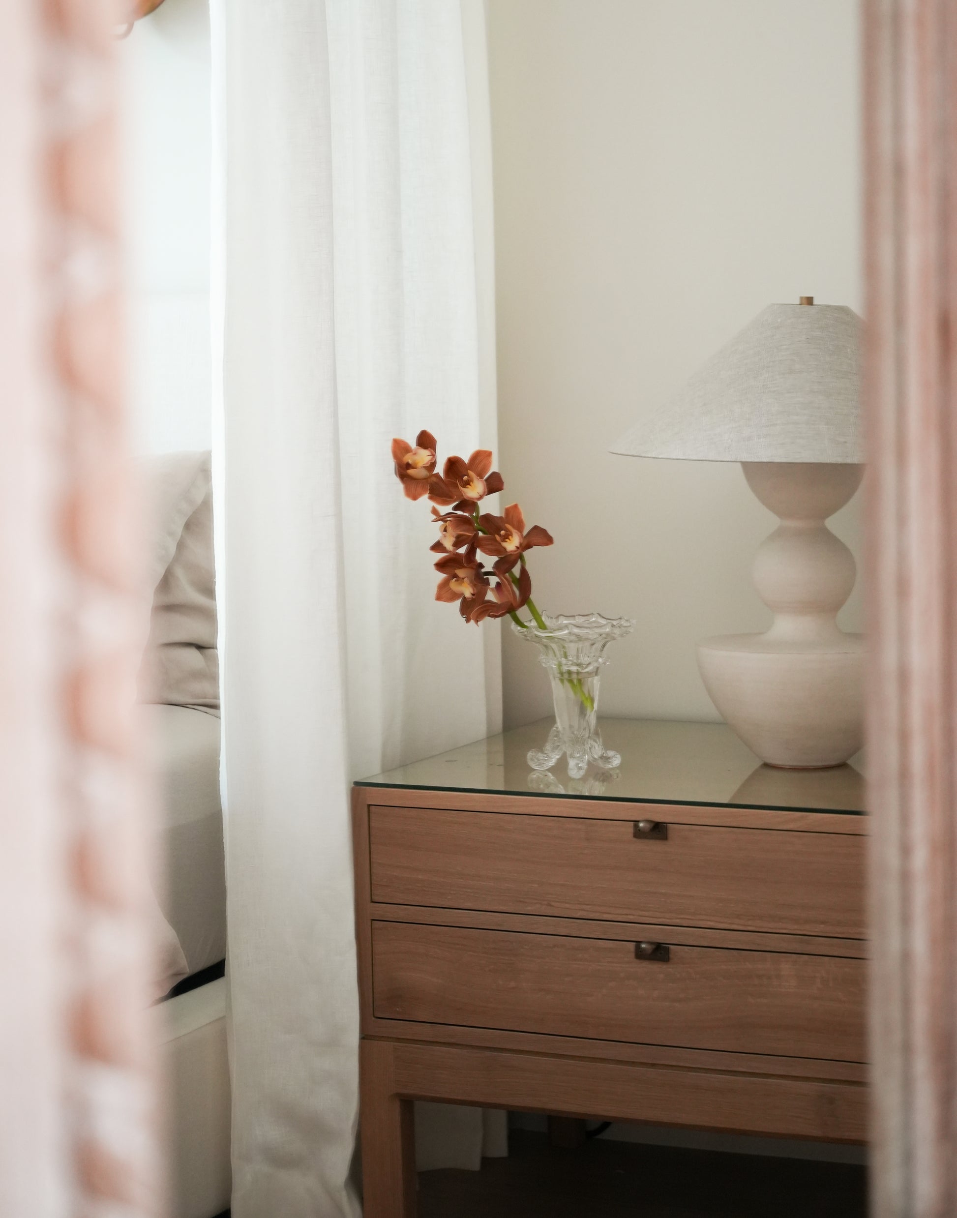 Custom Quarter-Sawn White Oak Nightstands with Integrated Charging Drawer Docks