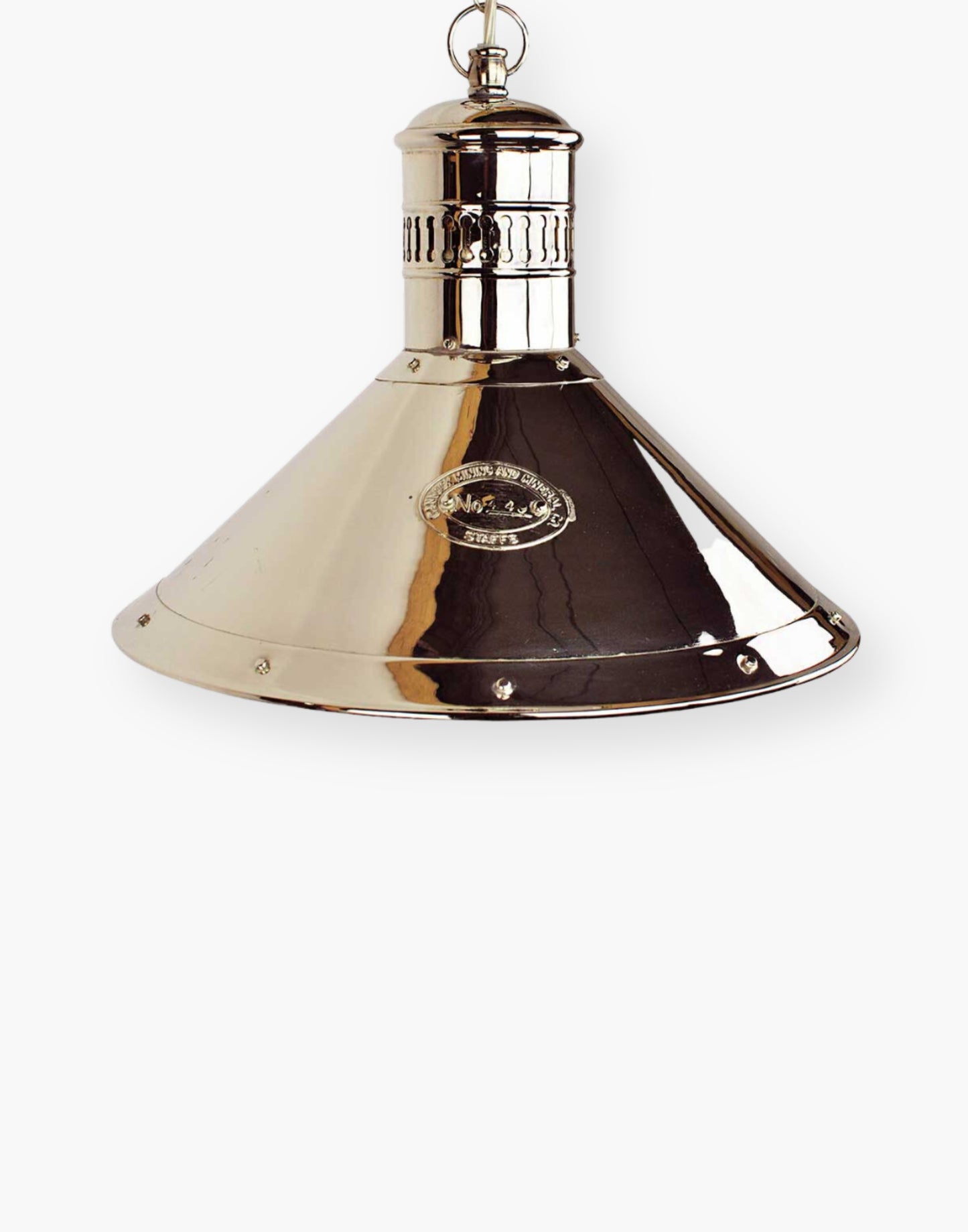1920s Replica Deck Lamp in Copper with Brass Detail | Ideal for Kitchens and Bars | Authentic Vintage Style