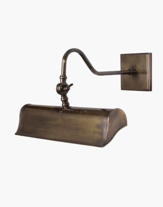 Blenheim Trough Picture Light, Small | Solid Brass | Adjustable Banjo Joints | Handcrafted Period Lighting | Inspired by Blenheim Palace | Enhance Artwork | Timeless Elegance