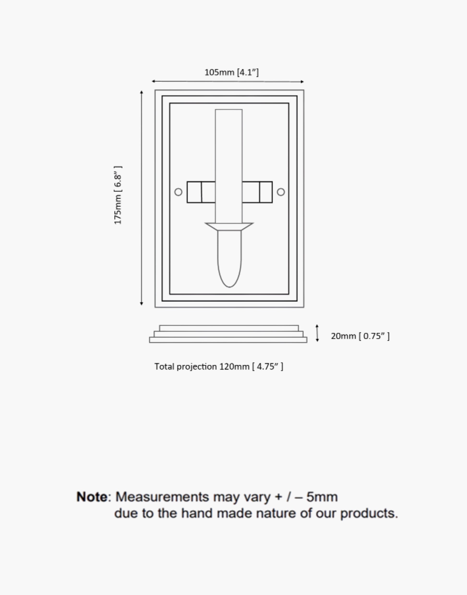 Eton Wall Light SPEC Sheet