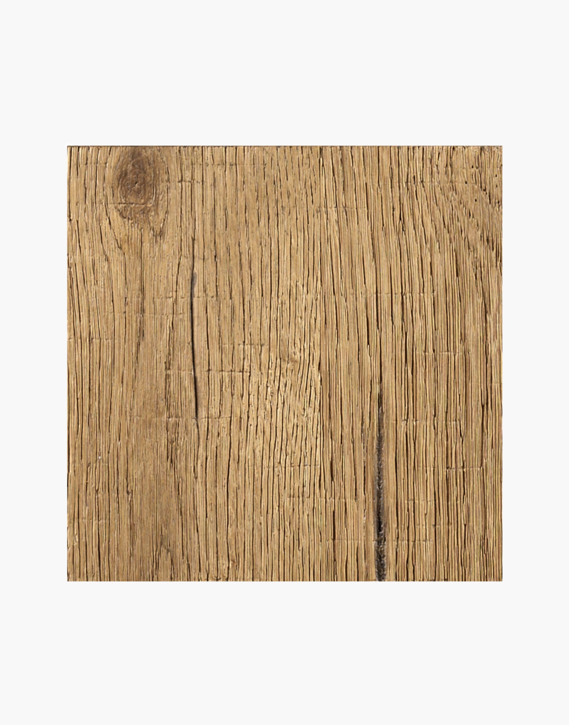 American farmhouse dining table with expandable oak top and hidden leaf storage