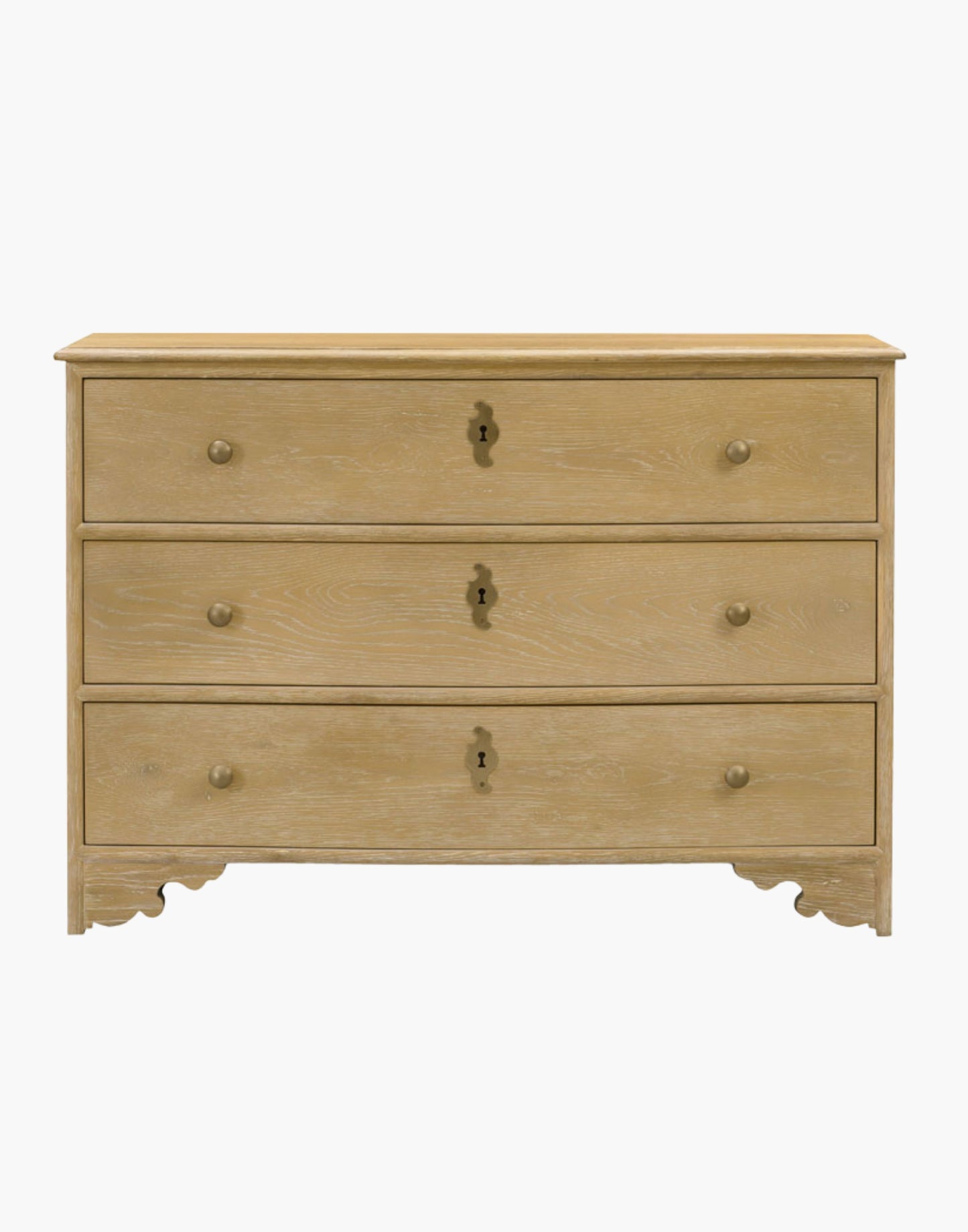 Designed with a typical Vintage 19th Century Canadian Oak Storage Chest with Serpentine Drawers and Brass Knobs.