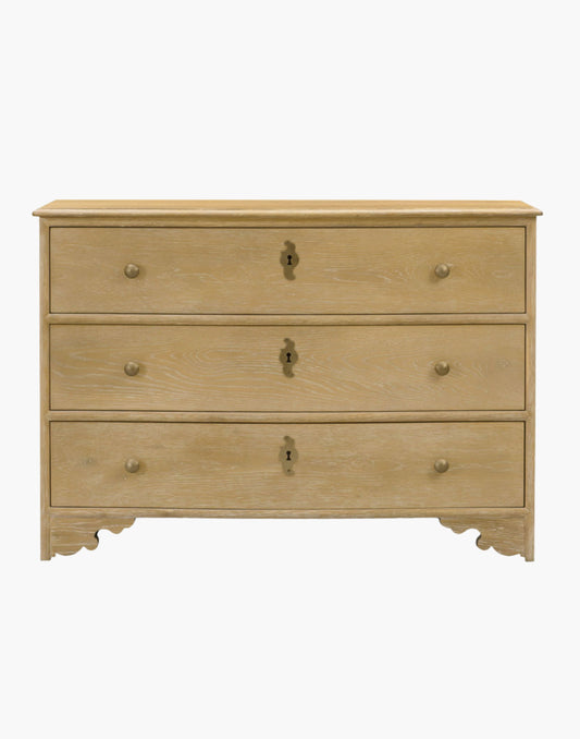 Designed with a typical Vintage 19th Century Canadian Oak Storage Chest with Serpentine Drawers and Brass Knobs.