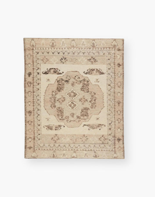 Glenbrook Rug - neutral gray, brown, beige, and ivory tones with a Kars-style motif