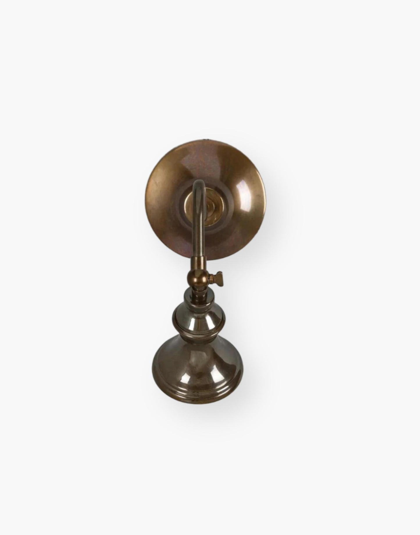 Vintage Adjustable Wall Spotlight in Antique Brass. Illuminate Your Space with Traditional Charm.
