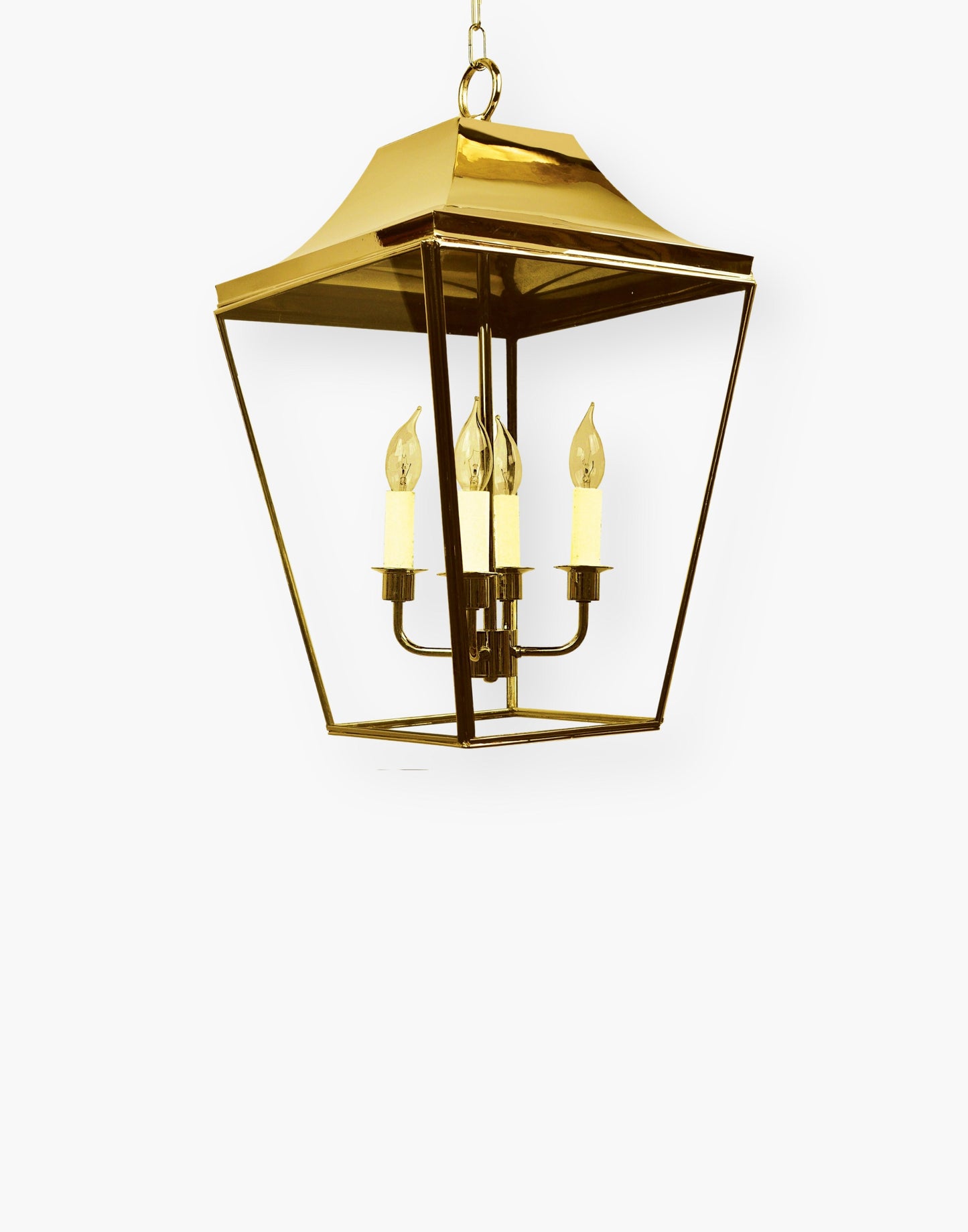 Large Knightsbridge Pendant - Handmade in Solid Brass for Traditional, Modern, Mid-Century, and Transitional Homes