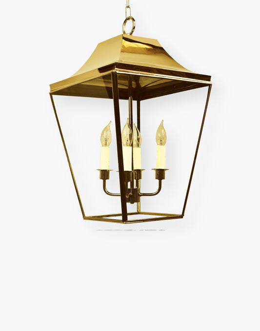 Large Knightsbridge Pendant - Handmade in Solid Brass for Traditional, Modern, Mid-Century, and Transitional Homes 