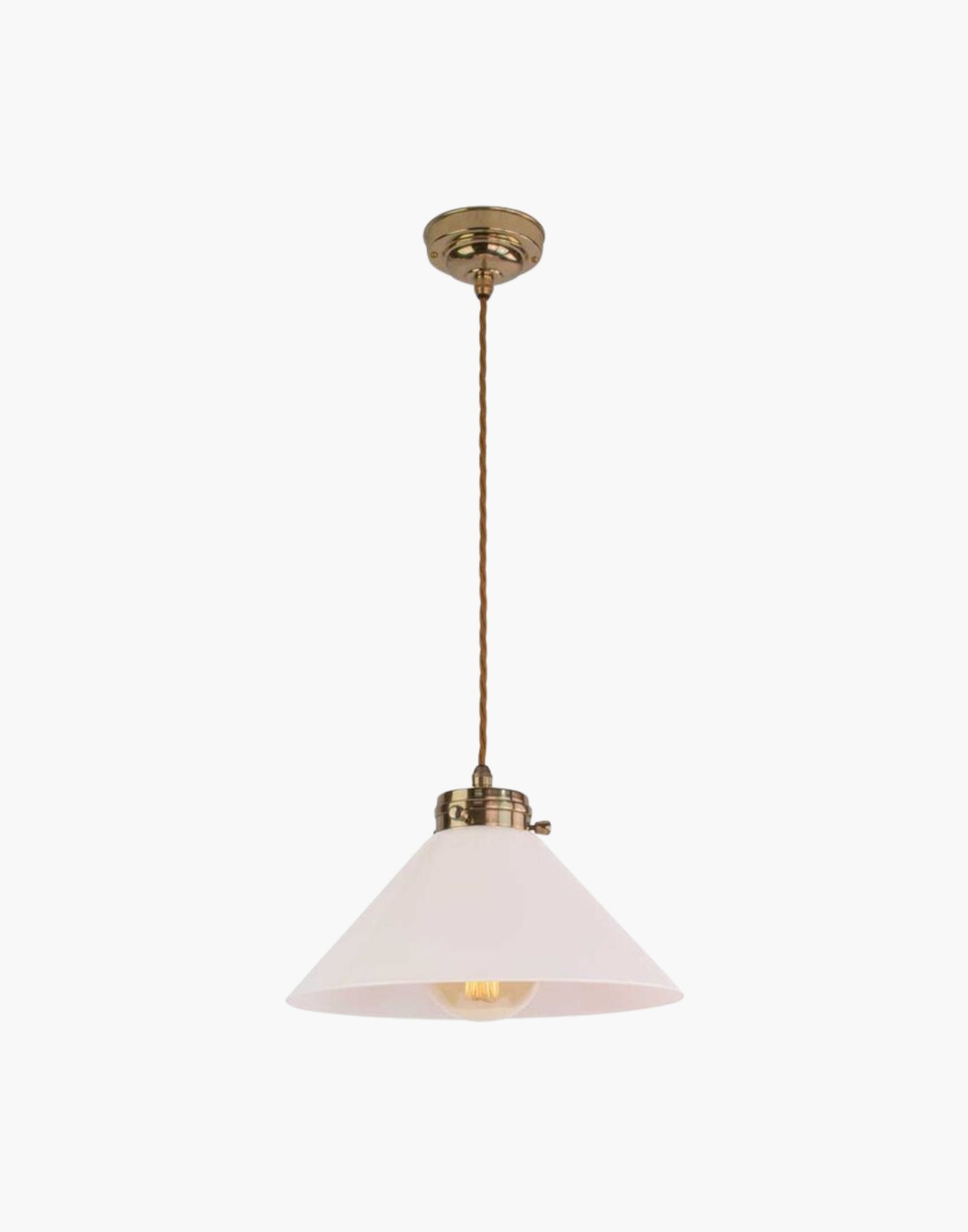 Linacre Pendant with Opal Glass | Small