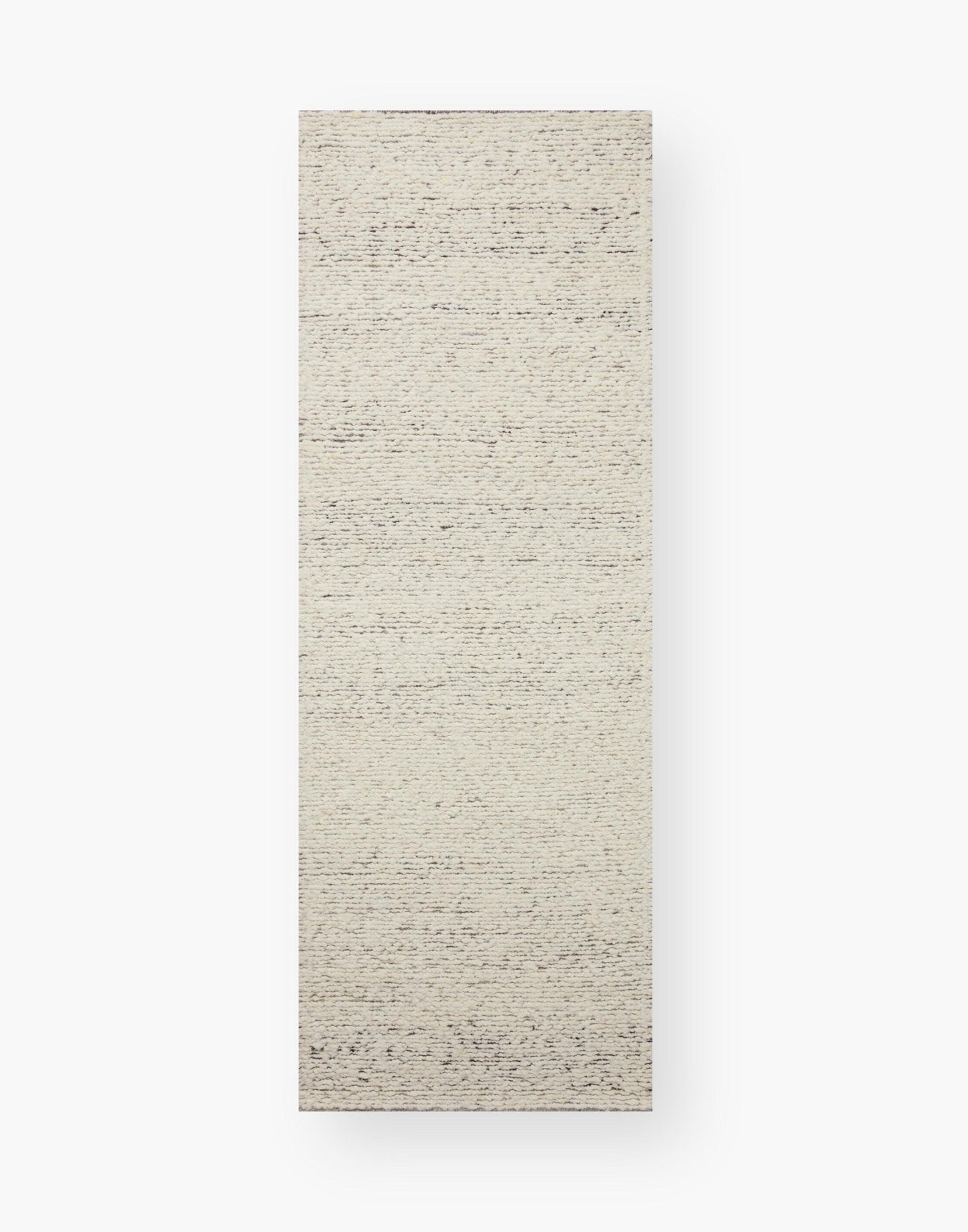 Hand Knotted Rug with Silver and Natural Colors.