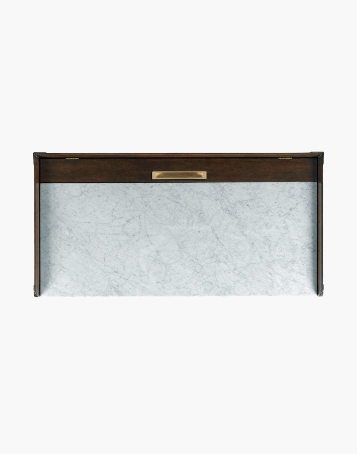 Marble Writing Table with Carrara Marble