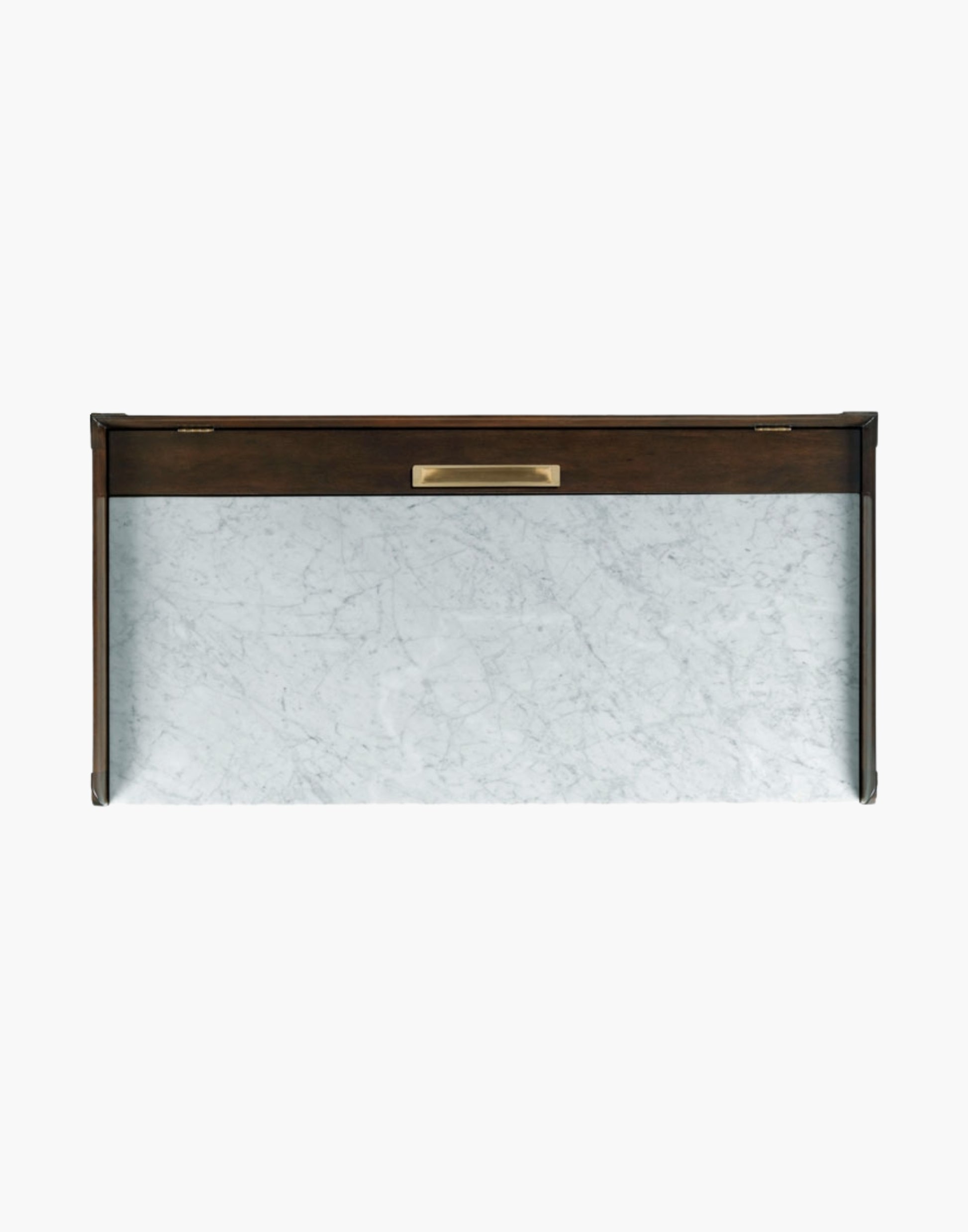 Marble Writing Table with Carrara Marble