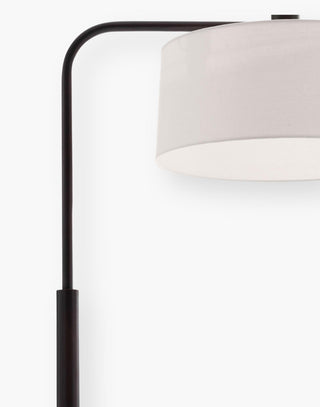 Myla Alabaster Table Lamp - Opulent Materials, Task Lamp Design, Off-White Linen Shade, Unique Finish for Elegance.