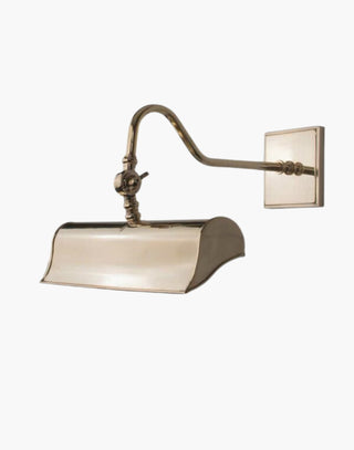 Blenheim Trough Picture Light, Small | Solid Brass | Adjustable Banjo Joints | Handcrafted Period Lighting | Inspired by Blenheim Palace | Enhance Artwork | Timeless Elegance