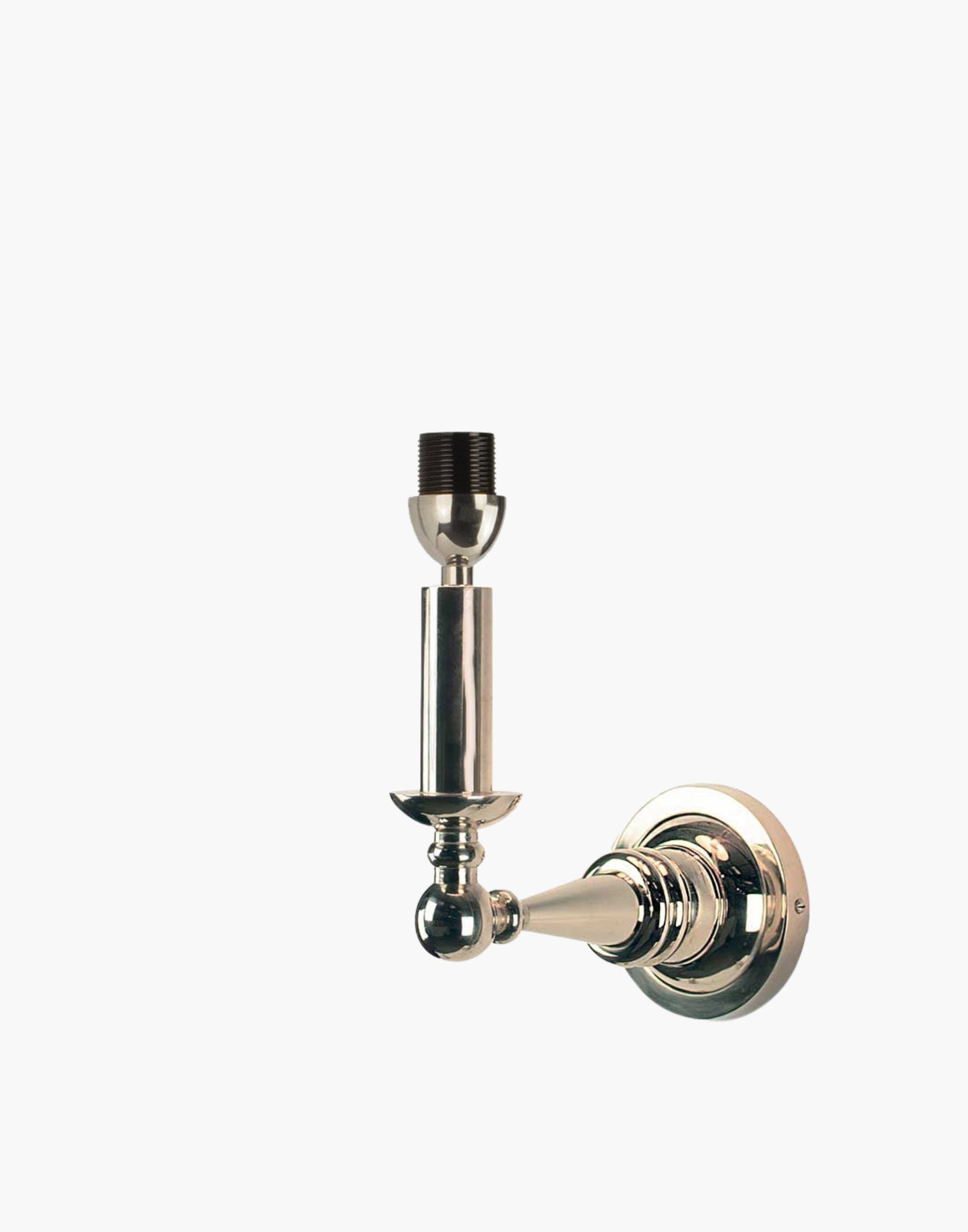 Dining Light in heavy machined brass, Art Deco nautical wall light inspired by 1926 SS Columbus ocean liner, available with or without shade.