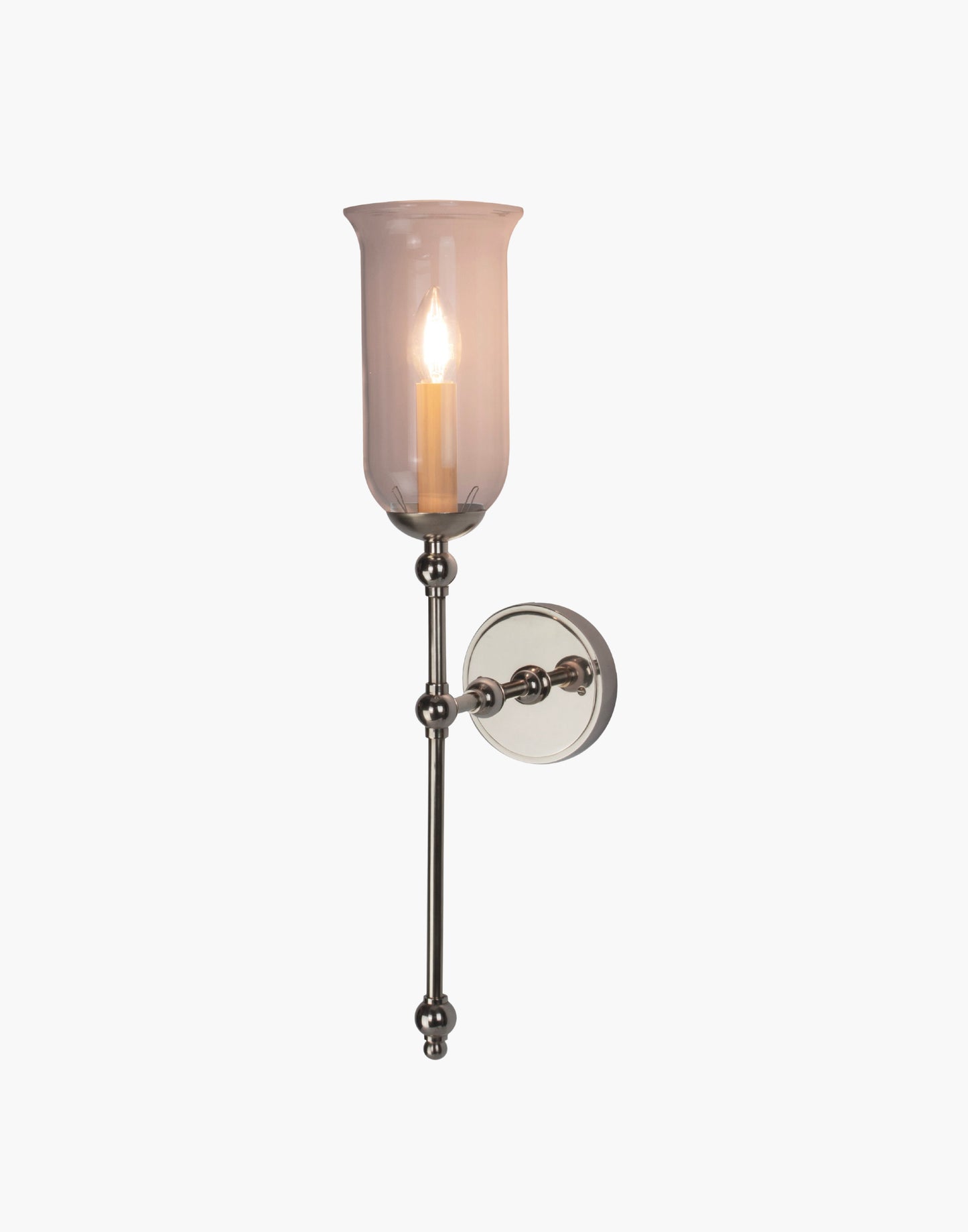 The Suzanna Tall Storm Glass Wall Sconce | Single