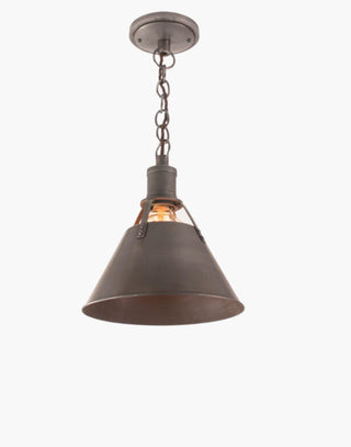 Annapolis Collection solid brass light blending nautical and industrial styles. Exposes bulb filaments for a warm ambient glow and focused downlight, perfect for over countertops or tables. Available in five finishes.