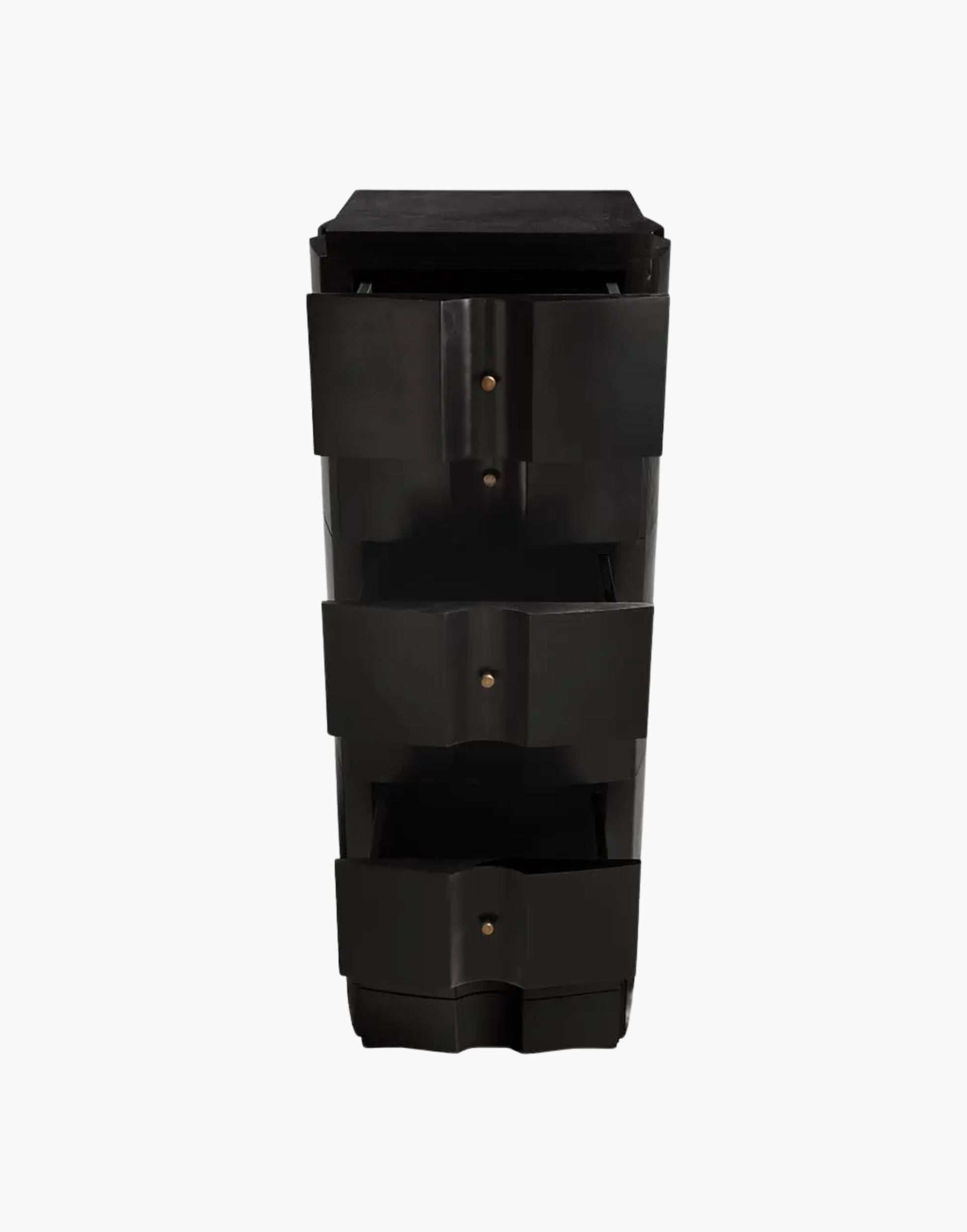 tallboy chest with tall narrow silhouette and clean modern design