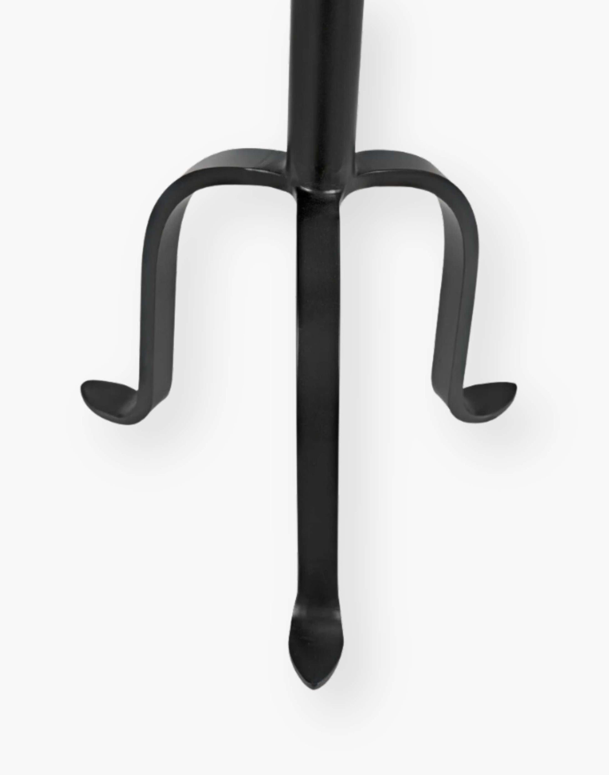 Victorian-inspired metal side table with rustic charm, perfect for small spaces. Adds flair to any room setting.