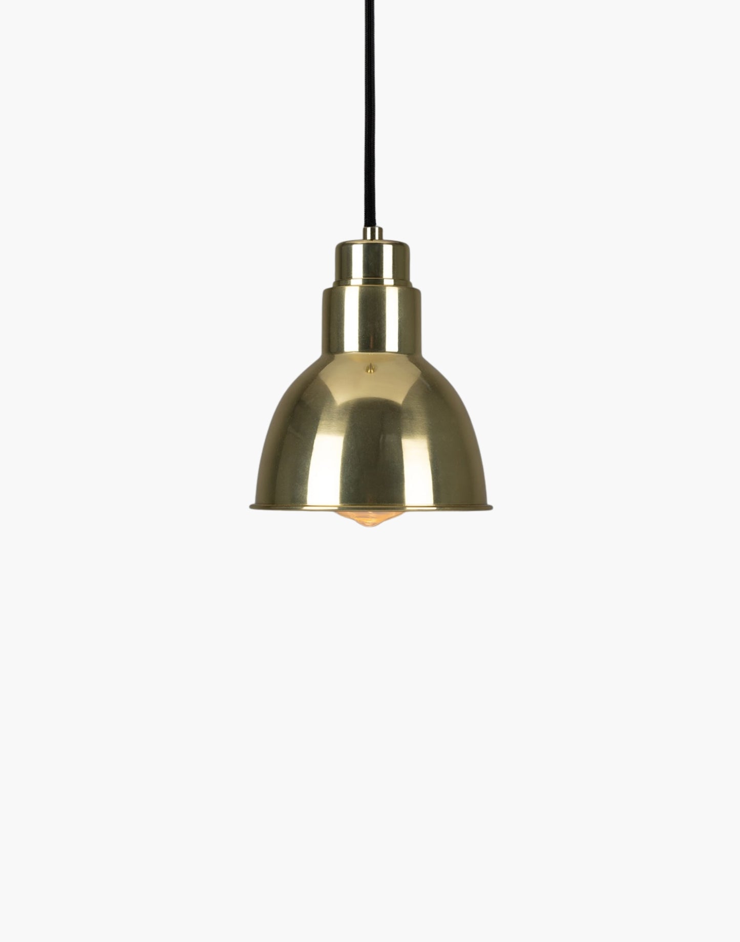 Belgrave Vintage Brass Pendant Light bell-shaped shade, fabric cable, adjustable, luxury kitchen, breakfast bar, ambient lighting fixture