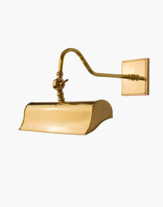 Blenheim Trough Picture Light, Small | Solid Brass | Adjustable Banjo Joints | Handcrafted Period Lighting | Inspired by Blenheim Palace | Enhance Artwork | Timeless Elegance