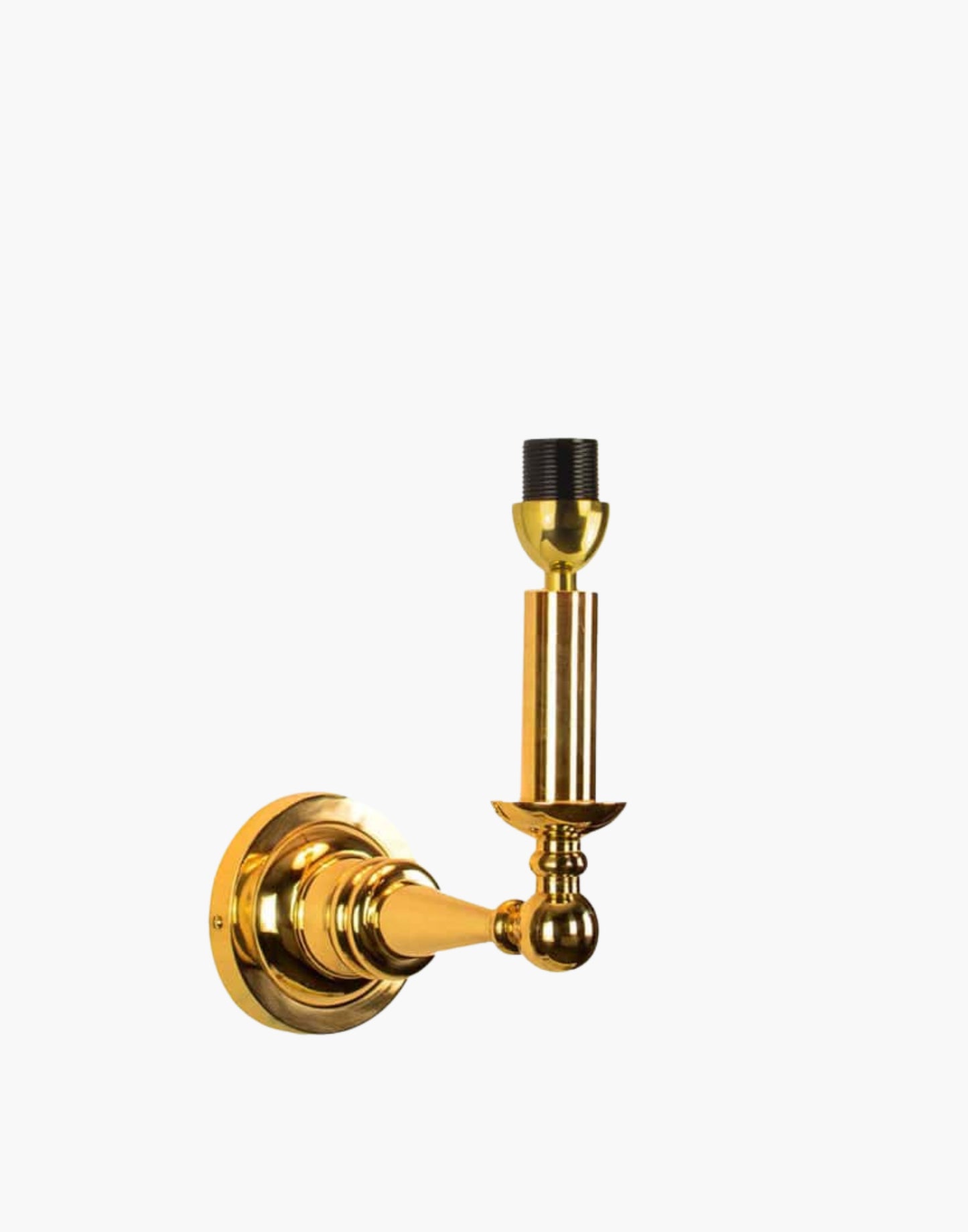 Dining Light in heavy machined brass, Art Deco nautical wall light inspired by 1926 SS Columbus ocean liner, available with or without shade.