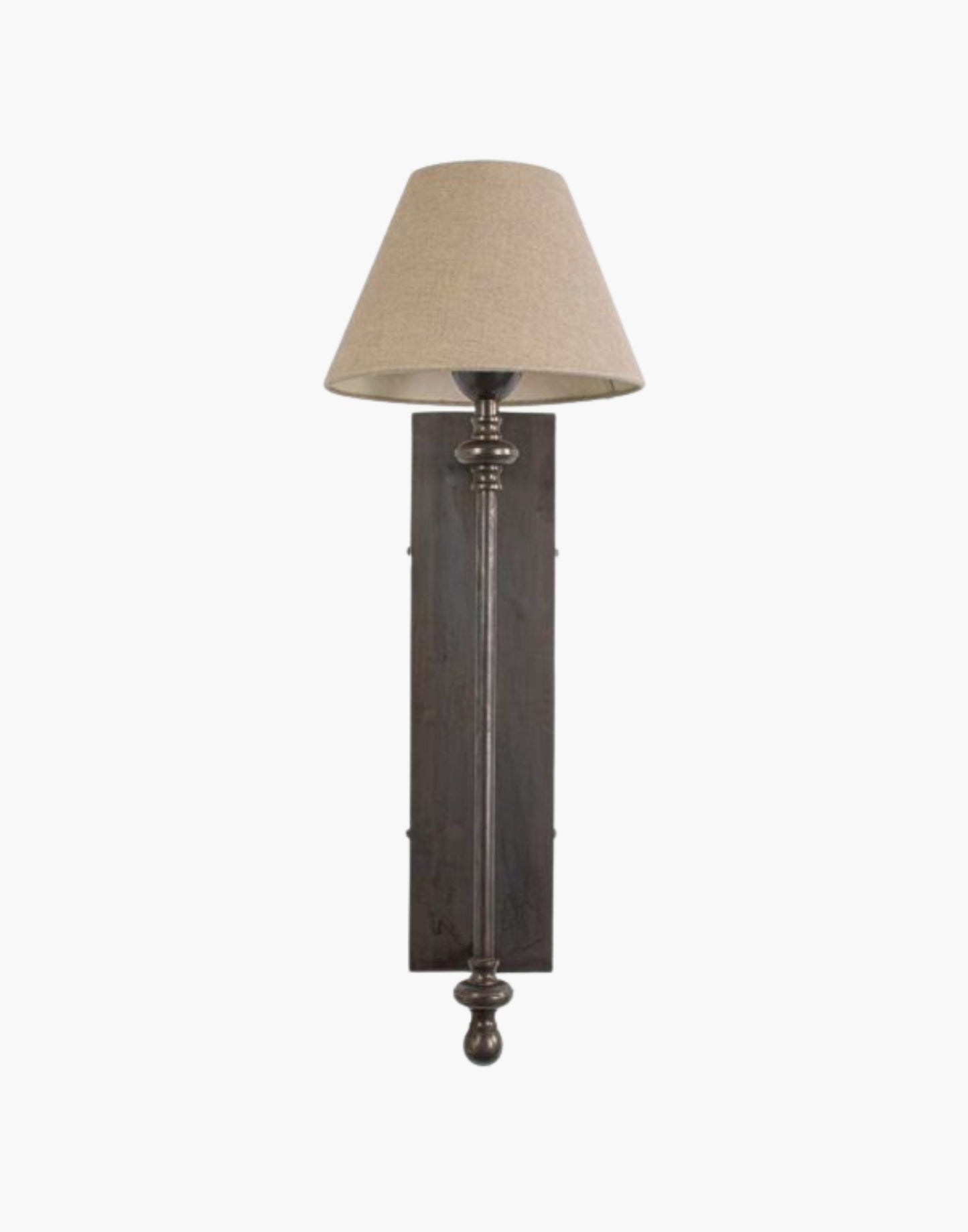 Old Antique Finish with Natural Linen Shade Provencal wall lights: Elegant cast brass fixtures inspired by 19th-century French design. Customizable shades available.