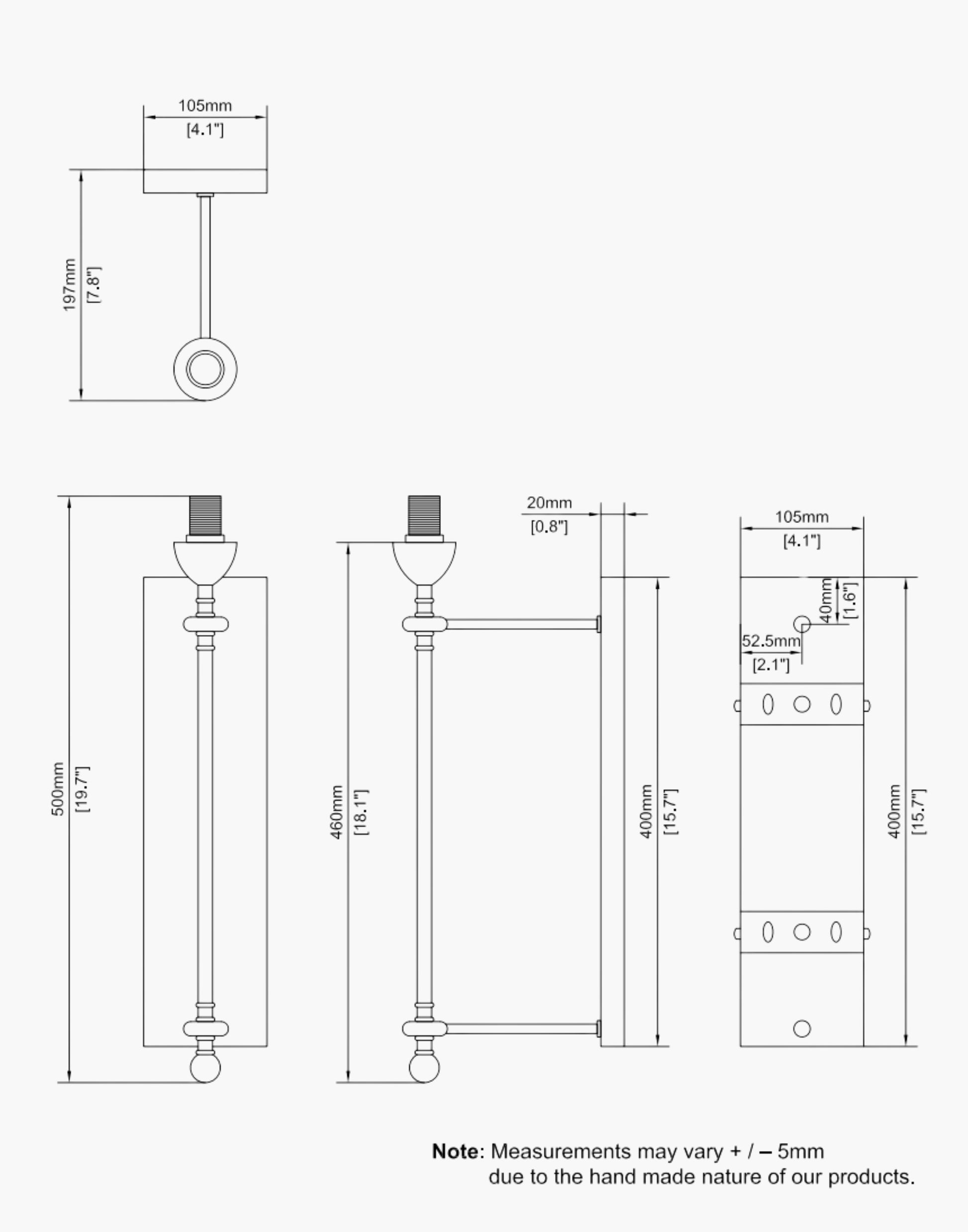 SPEC for the Provencal wall lights: Elegant cast brass fixtures inspired by 19th-century French design. Customizable shades available.
