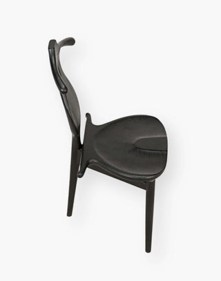 Charcoal Black Chair with Jewelry Box