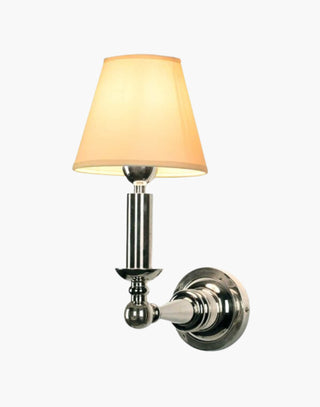 Nickel Finish with Ivory Shade Steamer Dining Light: Deco Nautical brass fixture inspired by SS Columbus ocean liner.