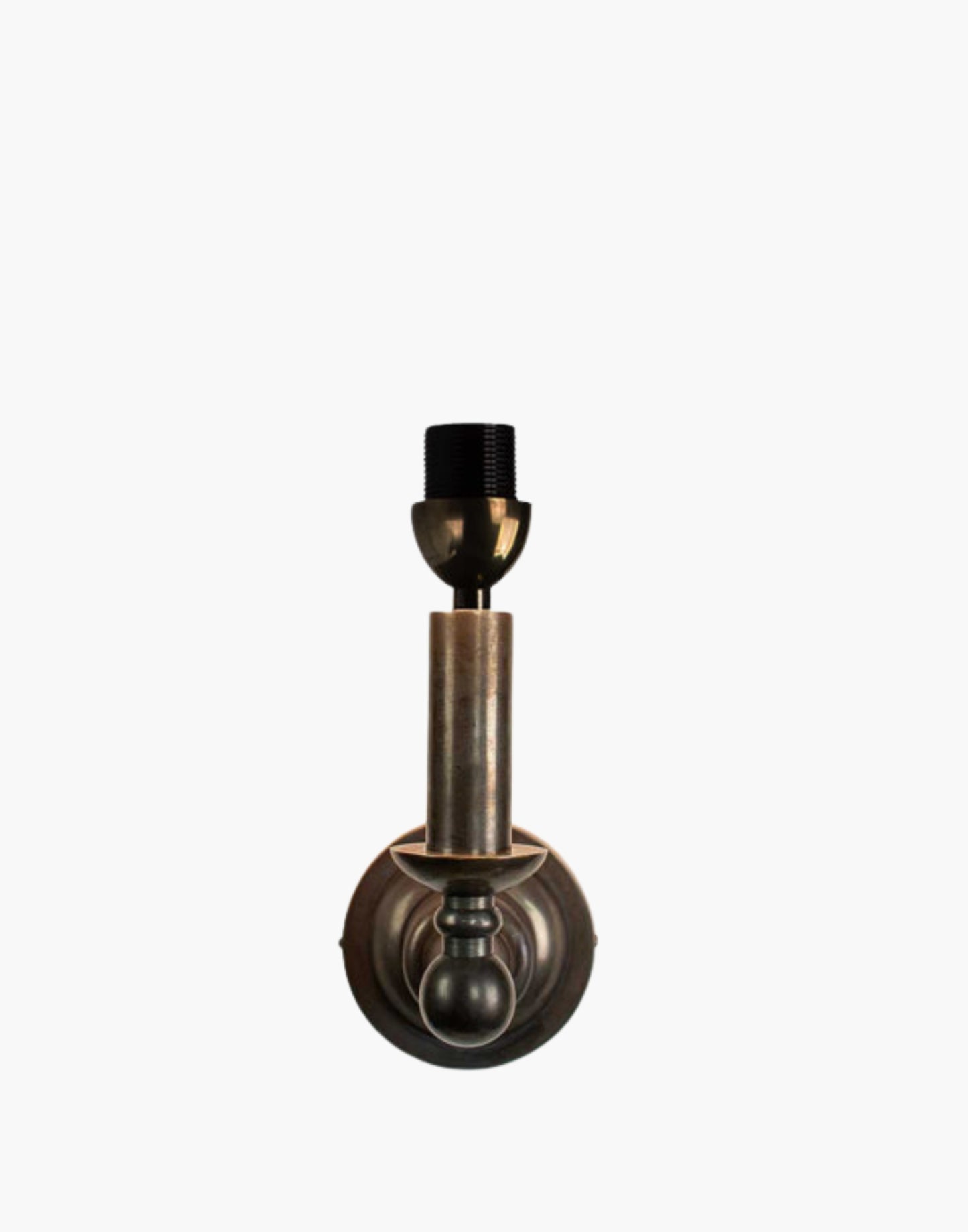 Old Antique Finish, no Shade Steamer Dining Light: Deco Nautical brass fixture inspired by SS Columbus ocean liner.
